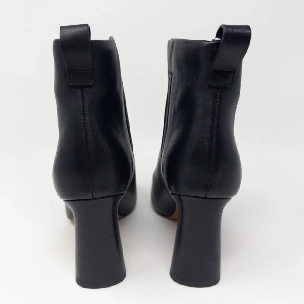 Vince Hillside Black Booties Heels Womens US 6.5 EU 36.5 - Picture 4 of 5